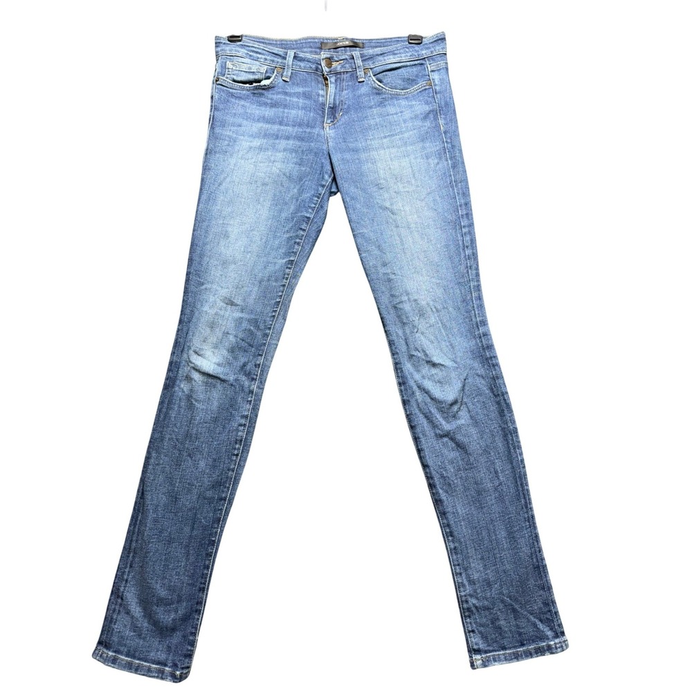 Joe's Jeans The Skinny Women 27 Blue Good Mid Rise Stretch Denim‎